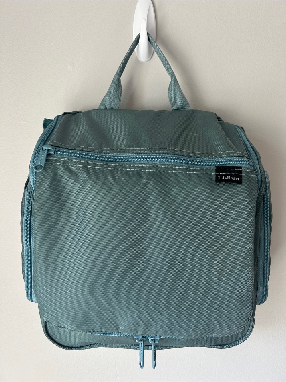 LL Bean Personal Organizer Size Medium in Teal Green